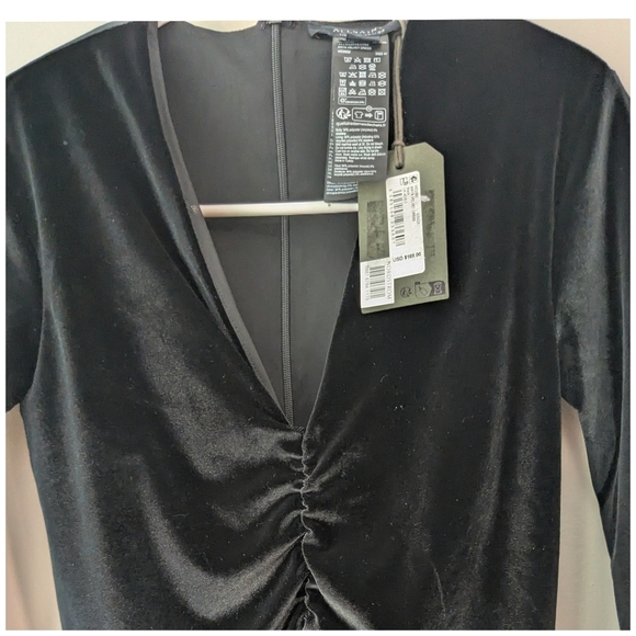 Allsaints Anya Velvet Dress - Picture 4 of 11